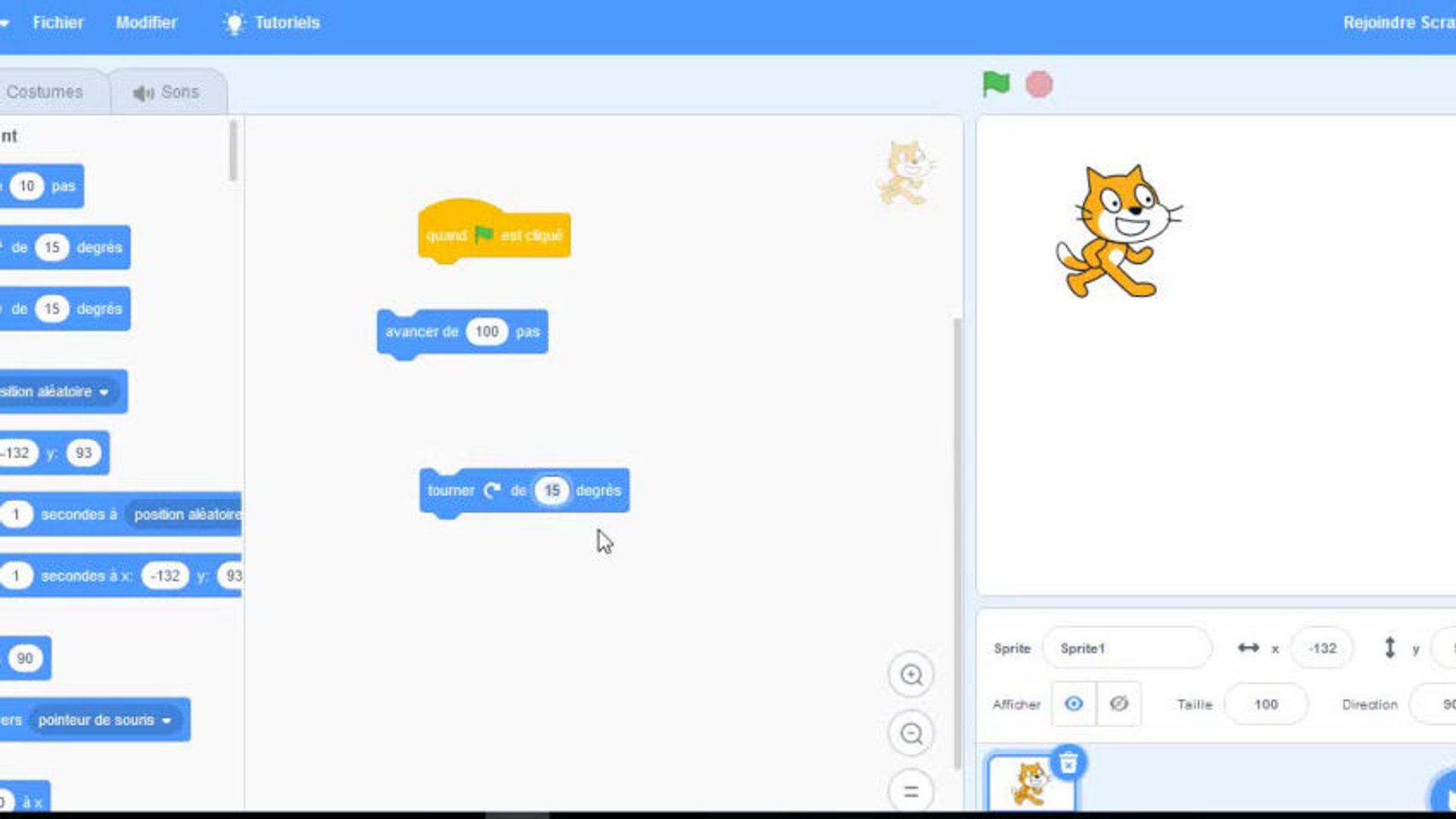Programme base Scratch - Cycle-3 Éducatif