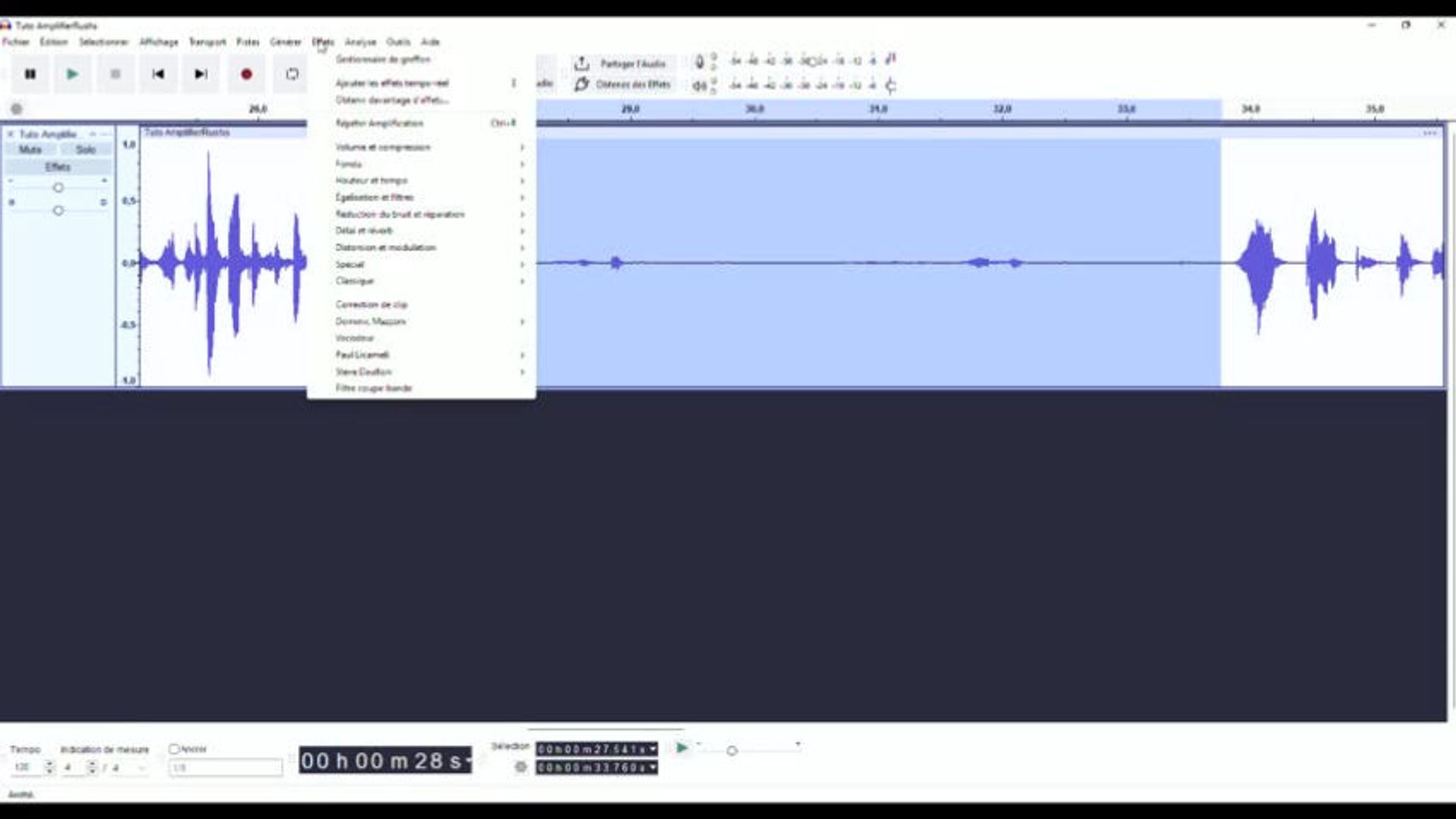 Audacity - Amplifier - Cycle-3 Éducatif